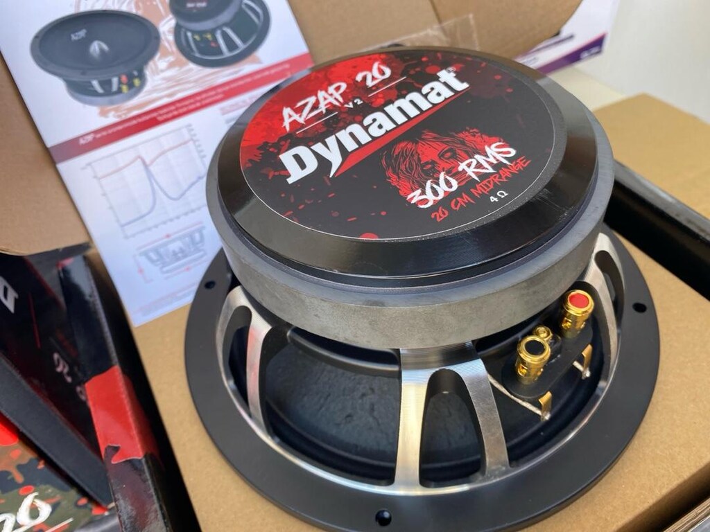DYNAMAT AZAP 20 CM MİDRANGE HOPARLÖR SIFIR KAPALI KUTU - 6