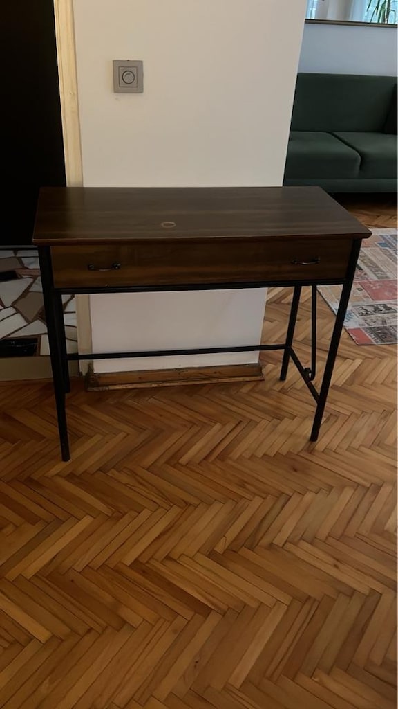 Modern Ahşap & Metal Konsol / Dresuar – Çekmeceli, Çok Temiz - 4