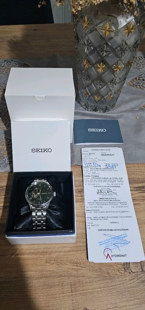 Seiko Presage Automatic Saat 10 defa bile takılmadı sıfır ayarında - 10