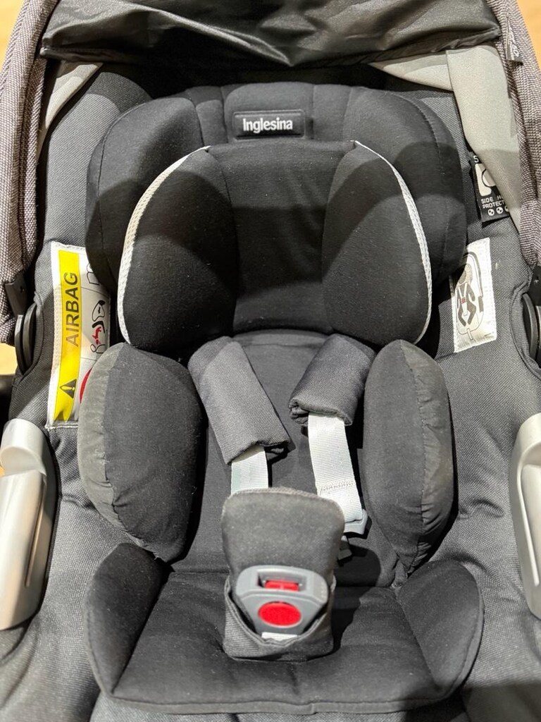Inglesina Darwin Ana Kucağı / Oto Koltuğu - Upper Black - 5