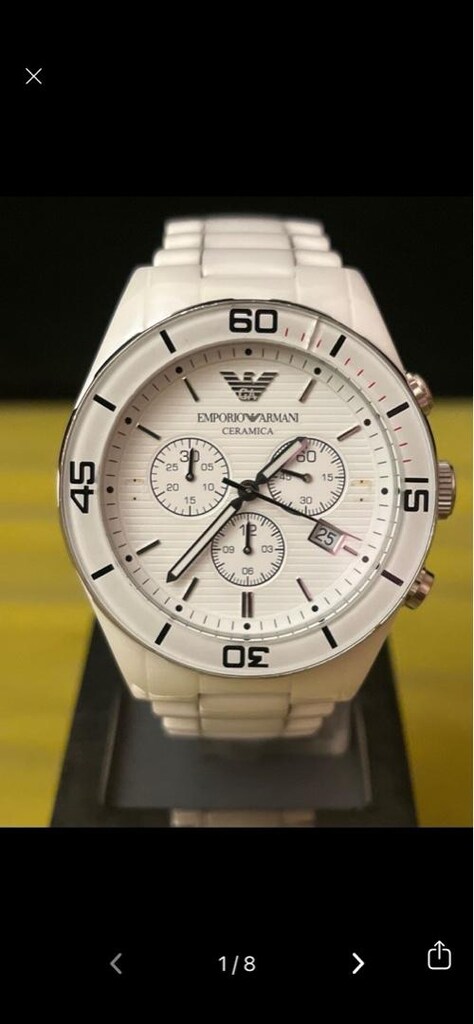 Emporio Armani seramik saat - 7