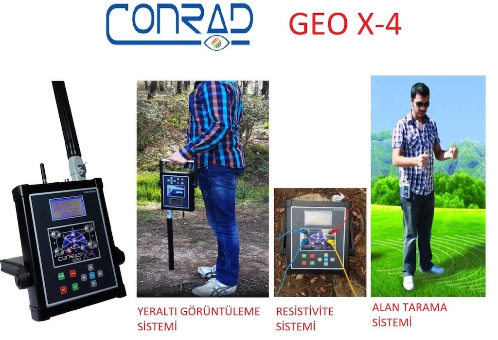 Conrad Geo X-4 EM Görüntüleme, Alan Tarama ve Rezistivite Birleşik... - 2