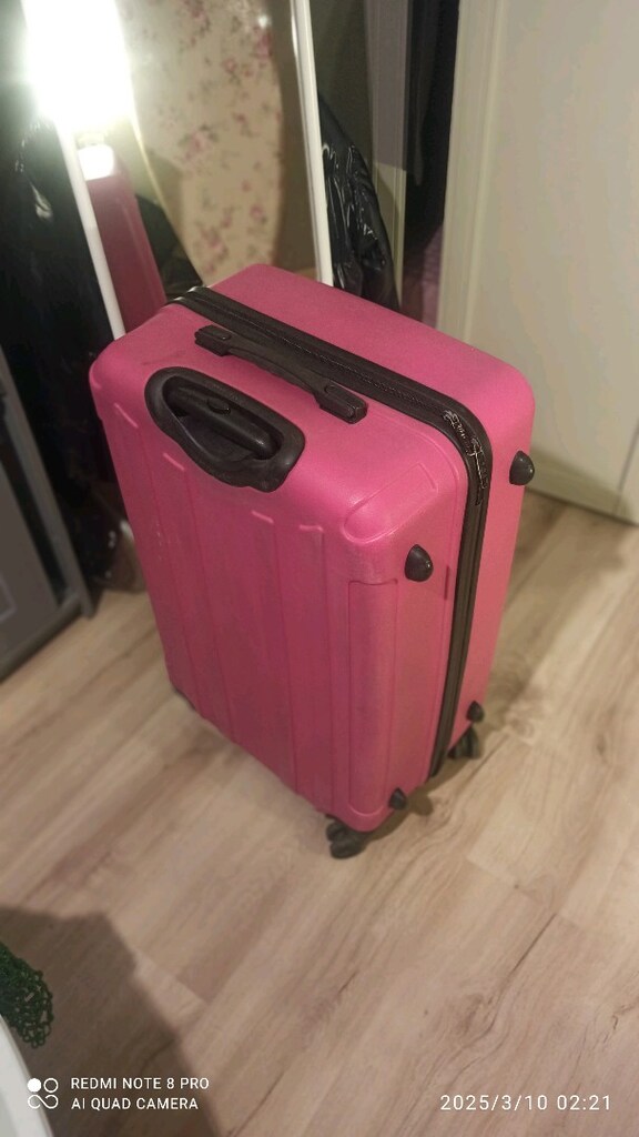 PİNK PEMBE BAVUL XL