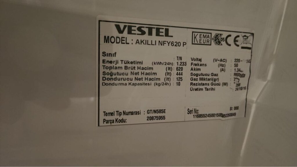 Vestel 620 litre buzdolabı - 9