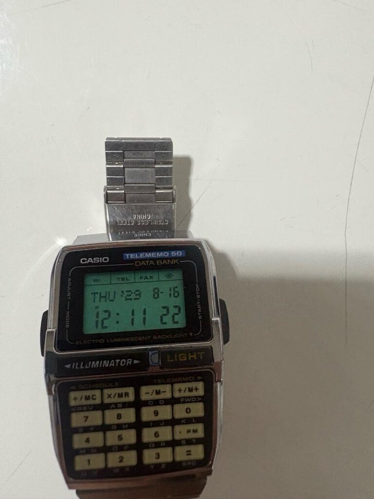 Casio data bank saat - 6