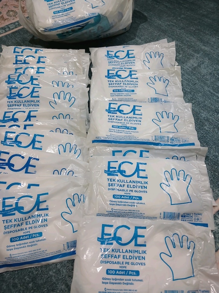 şefaf ECE HIŞIR ELDİVEN TeK KULANIM 10 kli var - 8