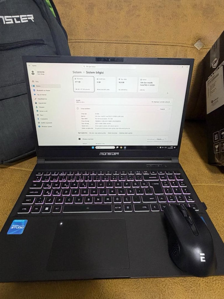MONSTER 16 GB RAM 6 GB EKRAN KARTI - 4