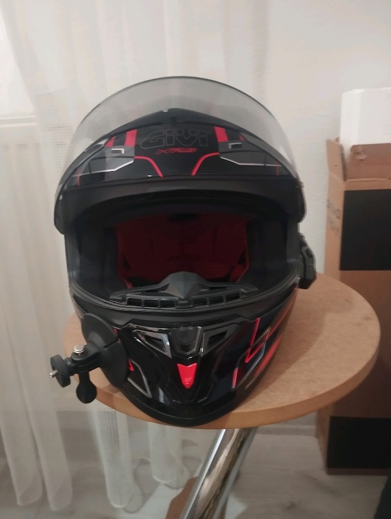 GIVI HPS 50.9 Full Face (L) + Nukro Tech M2 İnterkom + Insta360 Aparat - 6
