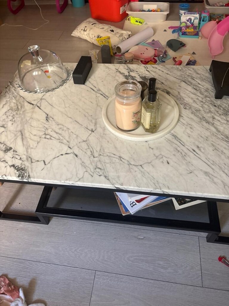 Özel Üretim Arabescato Corchia Mermer Orta Sehpa 120x80 - 3