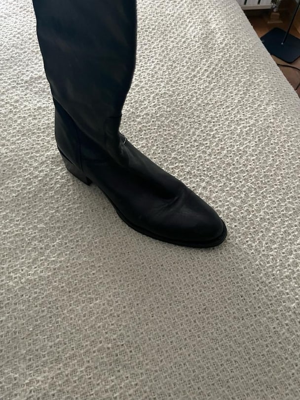 Sisley 41.5 numara gri deri çizme - 7