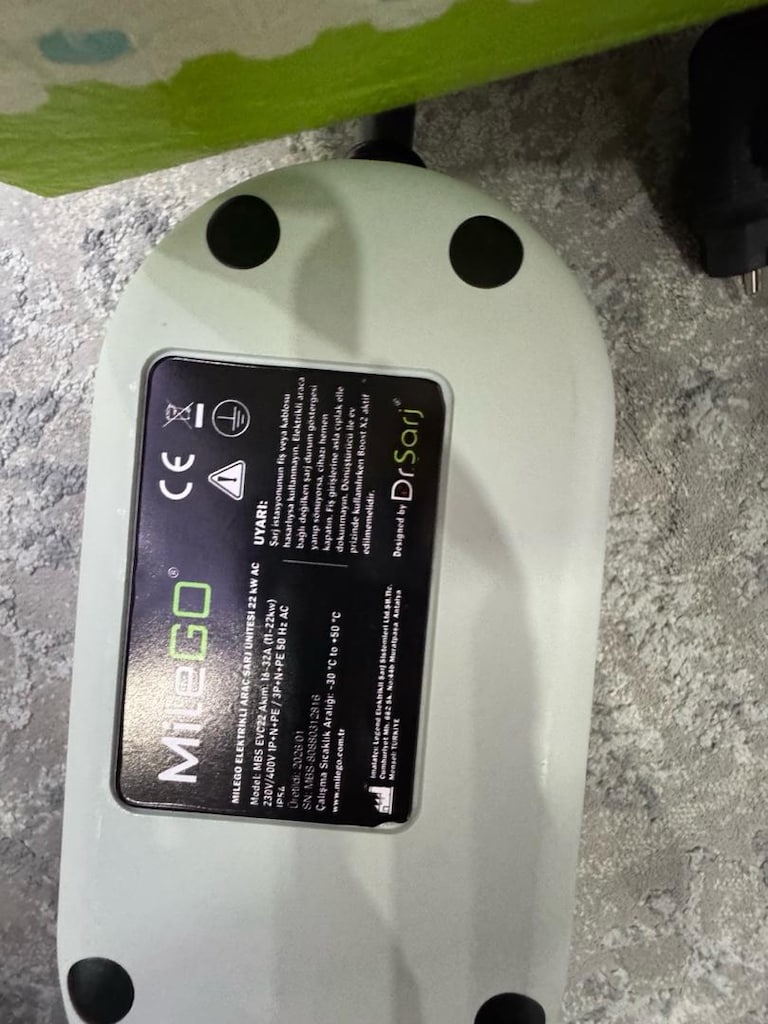 Milego elektrikli araç şarj istasyonu 22kw/11kw/7kw/3,5kw - 2
