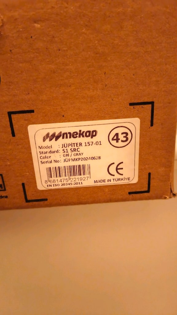 Mekap Erkek iş ayakkabı 43 numara - 2