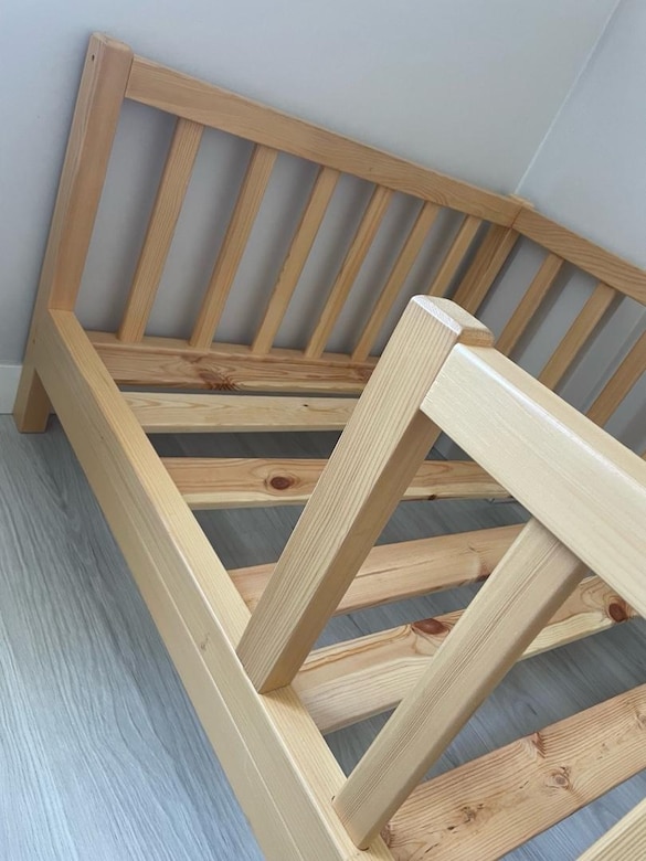 Özel yapım montessori karyola ve Çilek marka bambu yatak - 7
