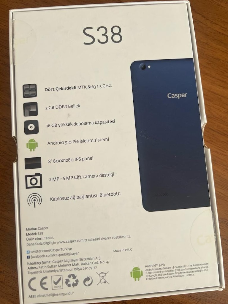 Casper tablet - 2