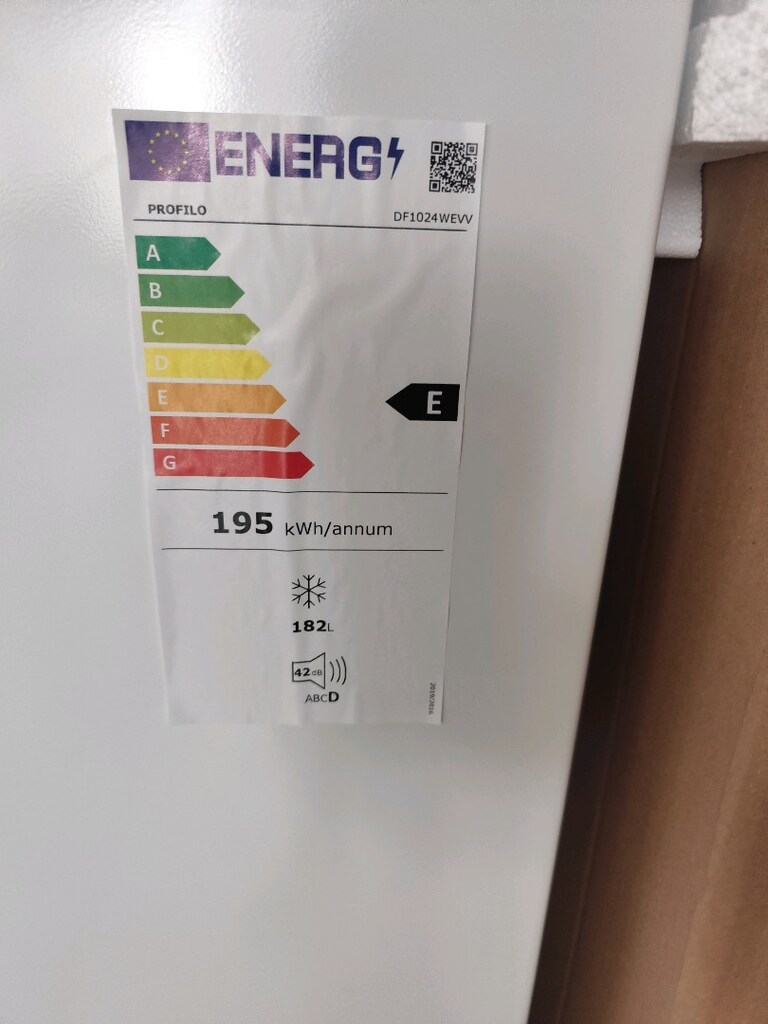 PROFİLO DF1024WEVV 6 çekmece li net 192 lt STATİK DERİNDONDURUCU sıfır - 3