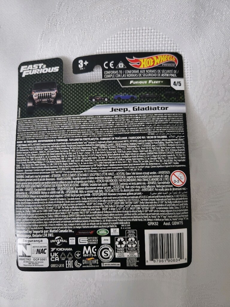 hotwheels GBW75 premium fast&furious JEEP GLADİATOR - 10