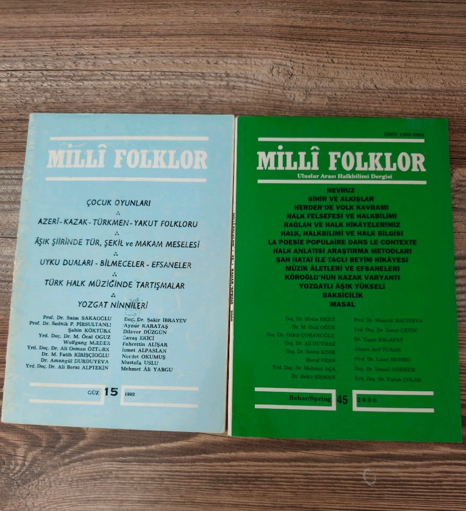 milli folklor dergisi - 8