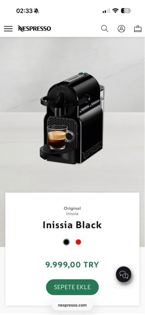 NESPRESSO INISSIA KAHVE MAKINESI - 7