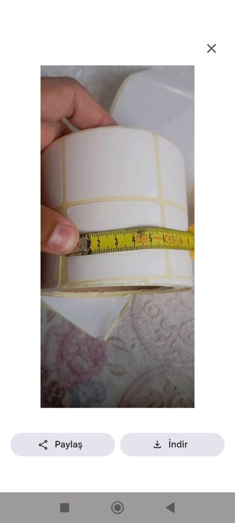 Barkod Etiketi - 3 Adet 100x100 mm (1000'li) + 1 Adet 40x30 mm hepsi - 3