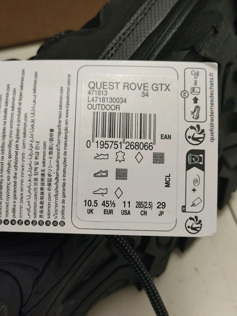 Salomon Gore-Tex 45 numara 28.5 cm bot - Sıfır - 5