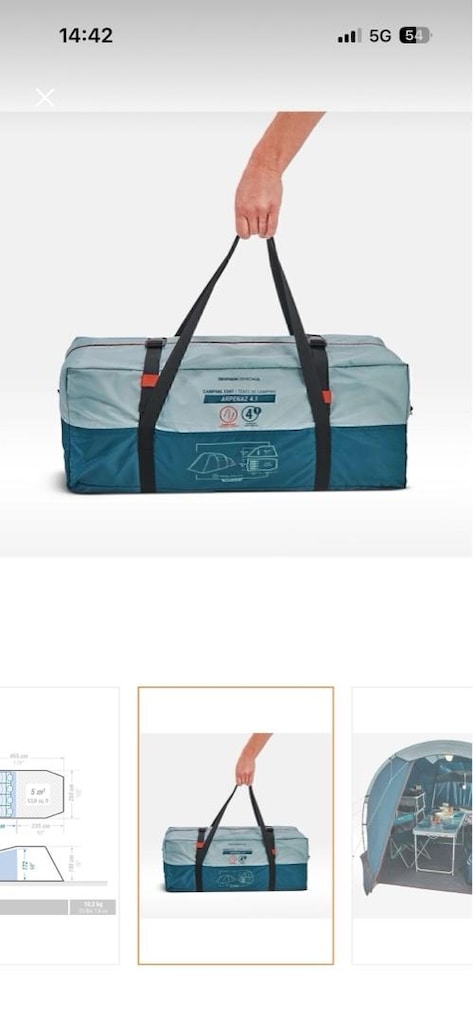 DECATHLON çadır - 4