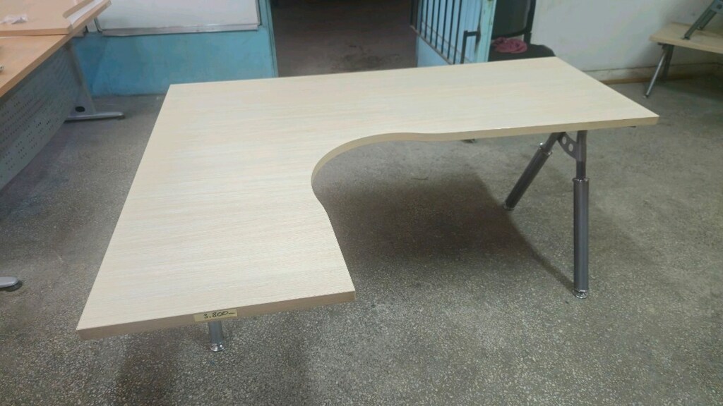 Ofis masası L masa metal ayaklı - 10