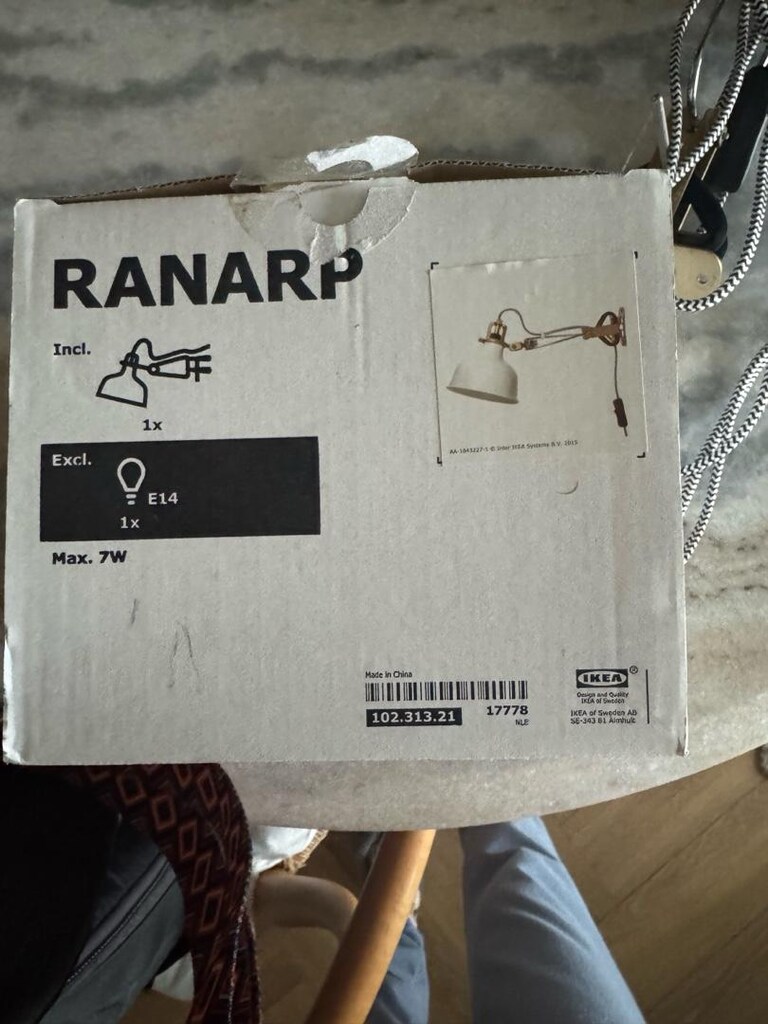 ikea ranarp 2 adet aplik duvar lambası - 3