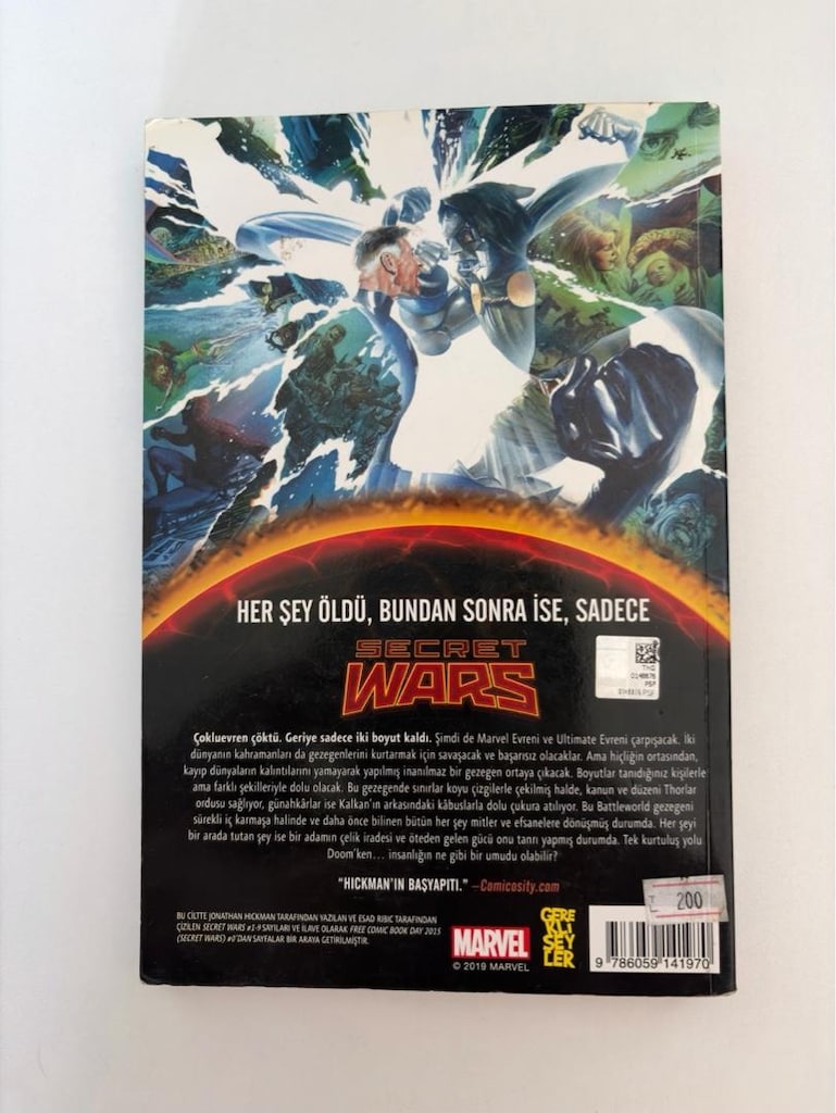 Secret Wars Çizgi Roman - 2