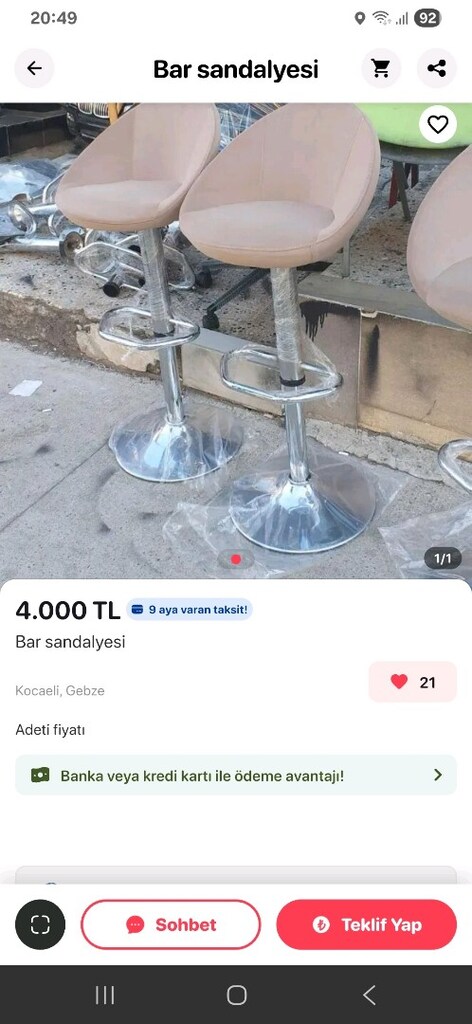 bar sandalyesi - 6