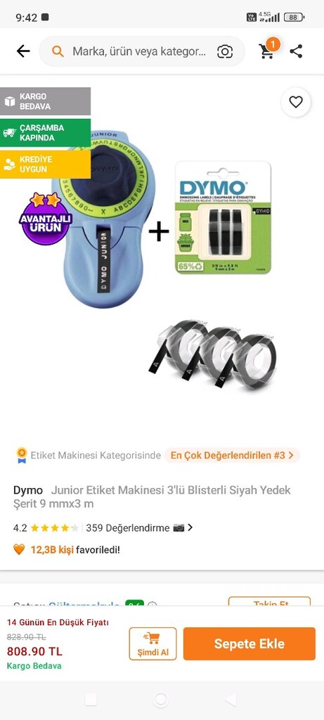Dymo etiket makinesi - 6