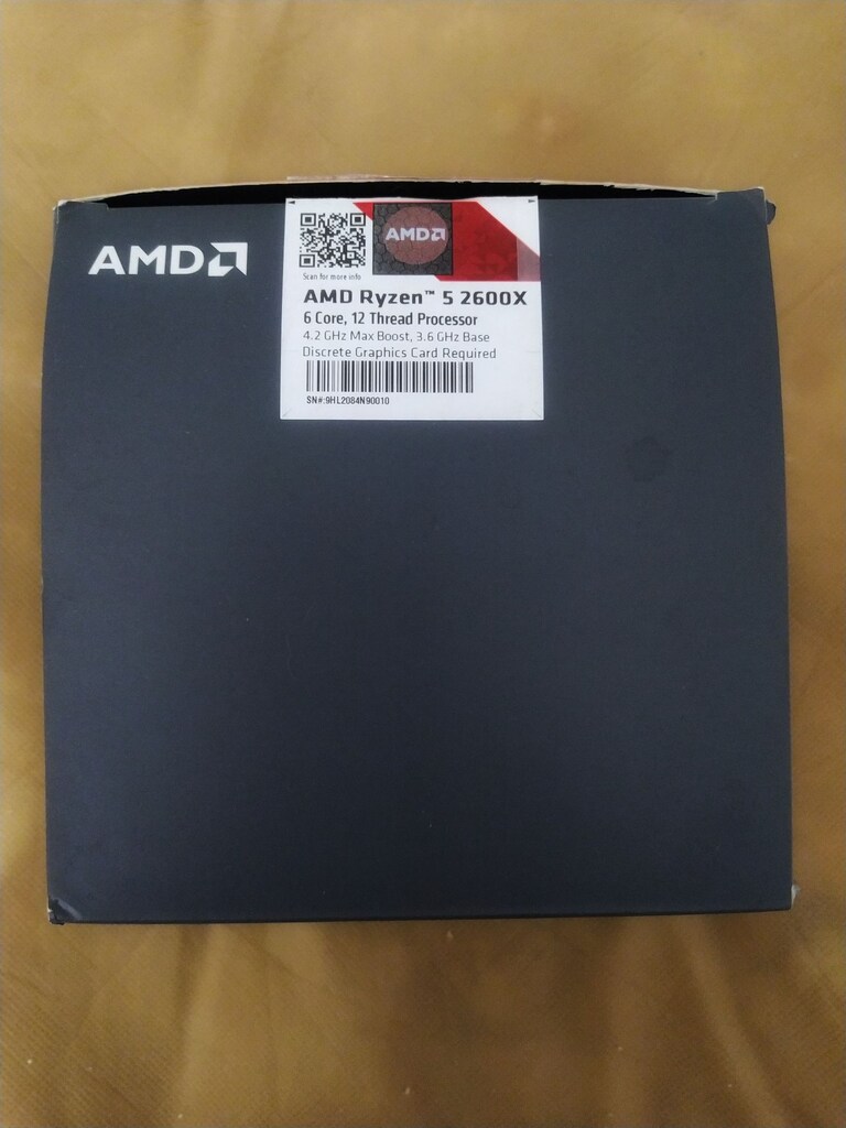 AMD Ryzen 5 2600X İşlemci - Wraith Spire AM4 Soğutuculu - 4