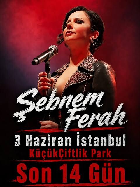 Şebnem Ferah 3 Haziran Genel Giriş Konser Bileti