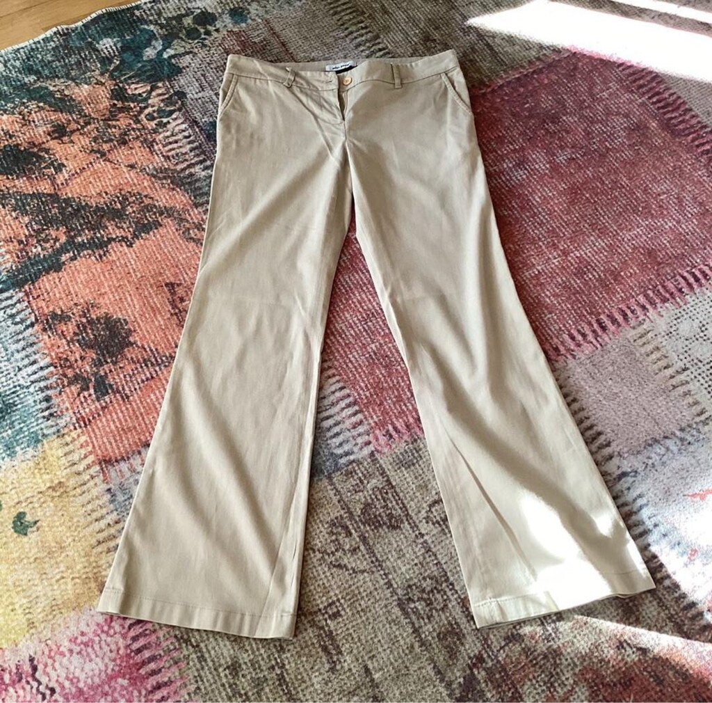 pamuklu bol paça pantolon 38-40 - 7