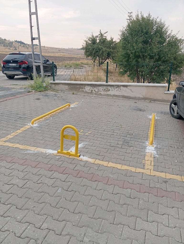 Şerit ayırıcı park demiri otopark seti - 2