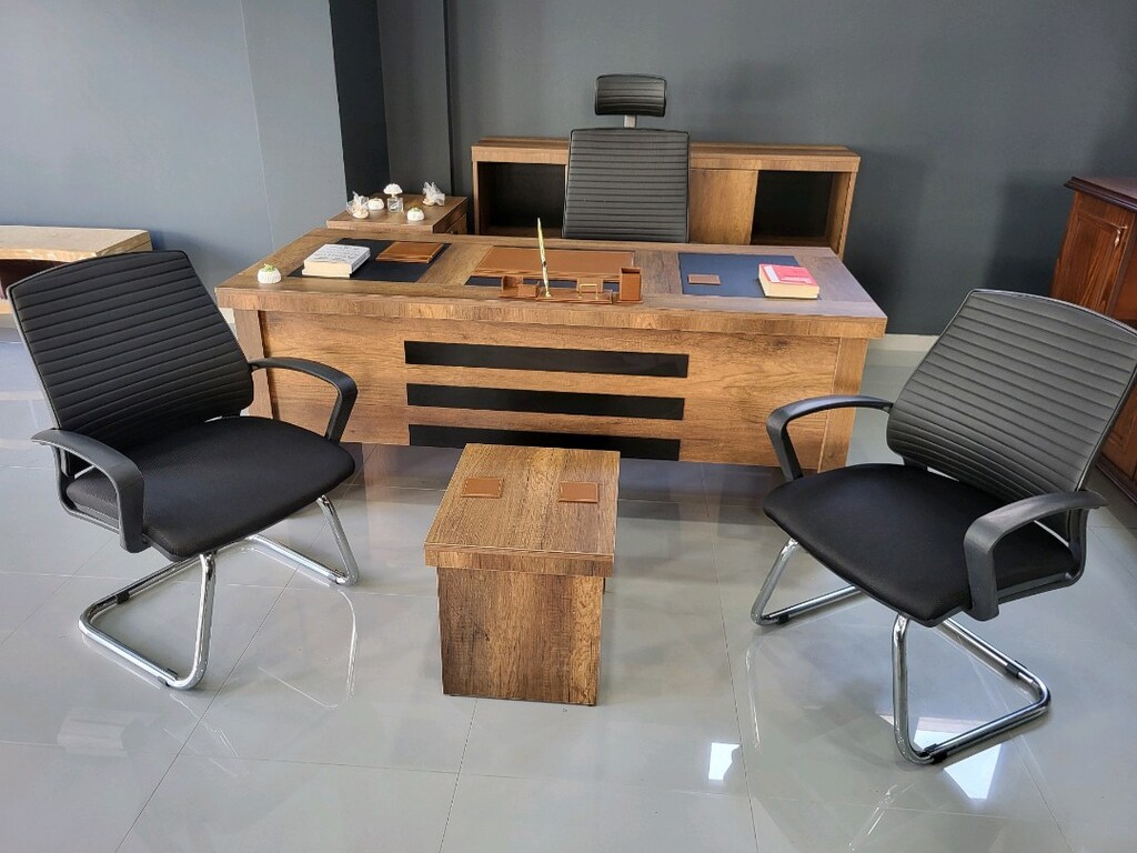 OFİS MOBİLYASI MAKAM ODASI BÜRO TAKIMI KOMPLE SET - 5