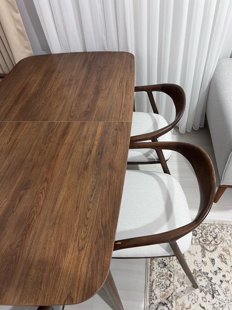 Satılık yemek masası ve yılan model sandalye - 3
