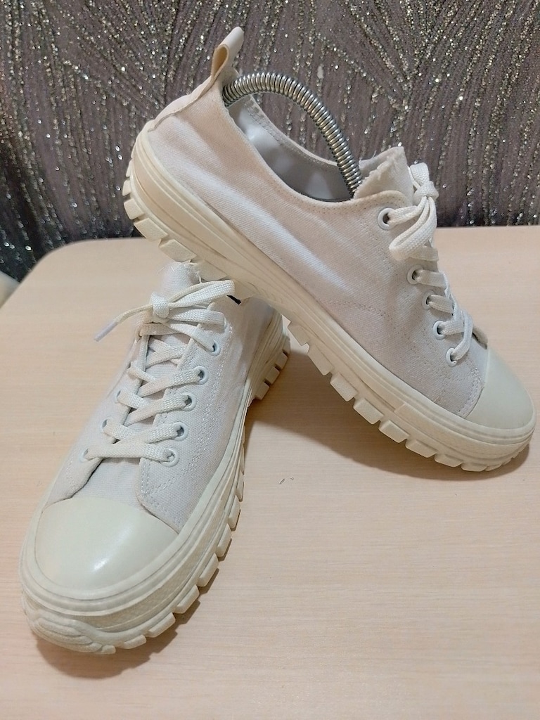 Krem Rengi Bez Sneaker....40 numara — görsel 8/10