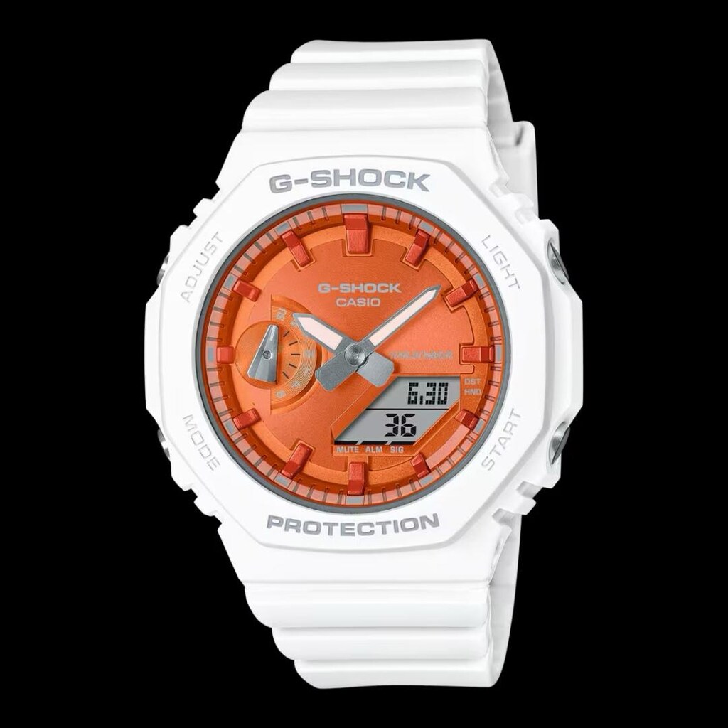 Casio G-Shock GMA-S2100WS-7A Beyaz/Turuncu Full Set - 10
