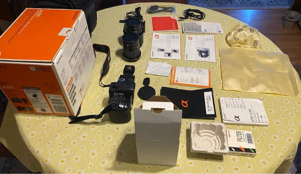 Sıfır Ayarında-Kutulu-Lowepro Çantalı-Sony A350 Fotoğraf Makinası - 2