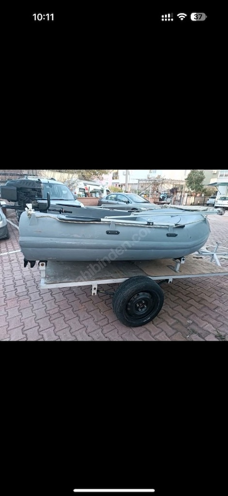 Temiz Kullanılmış Bot + Tomking RV170 Motor + Römork (Takım Halinde) - 2