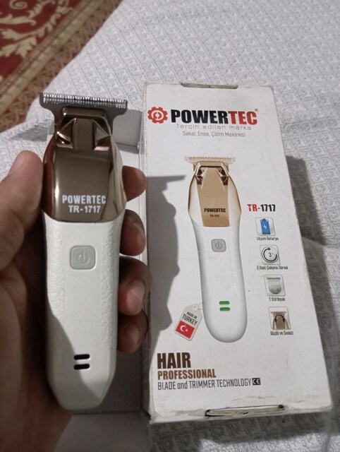 powertec traş makinası tr 1717