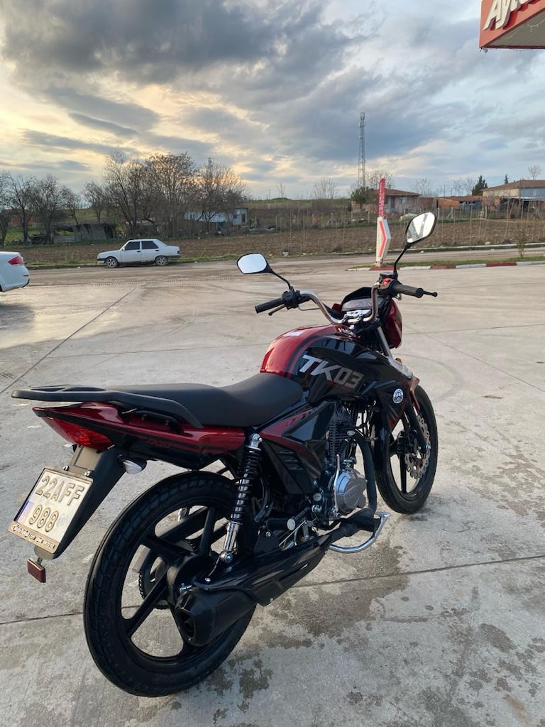 Kırmızı Siyah Motosiklet - 5