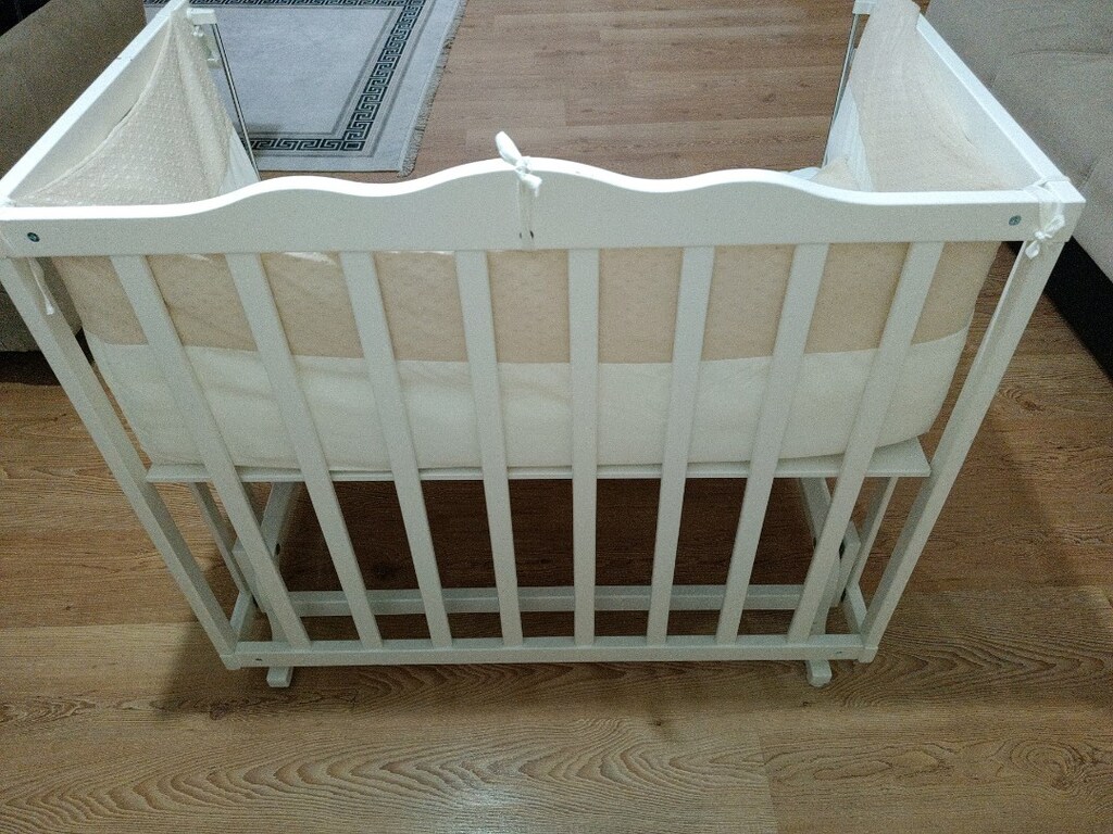 Çilek marka anne yanı uyumlu beşik - 2