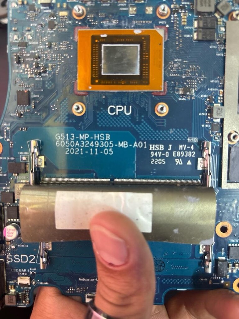 Asus Rog Strix G513 Çıkma Arızalı Tamir görmemiş anakart - 3