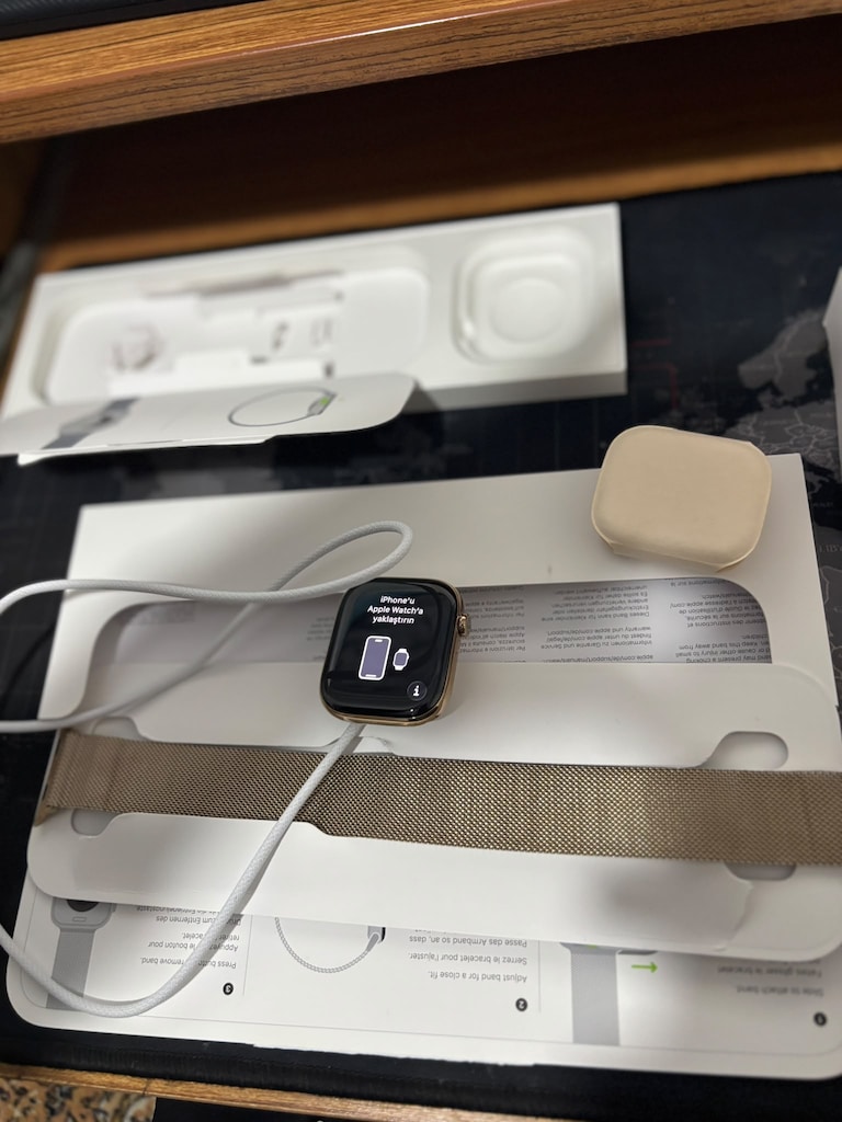 APPLE WATCH SERIES 11 GPS + CELLULAR 46MM GOLD TİTANYUM - 8