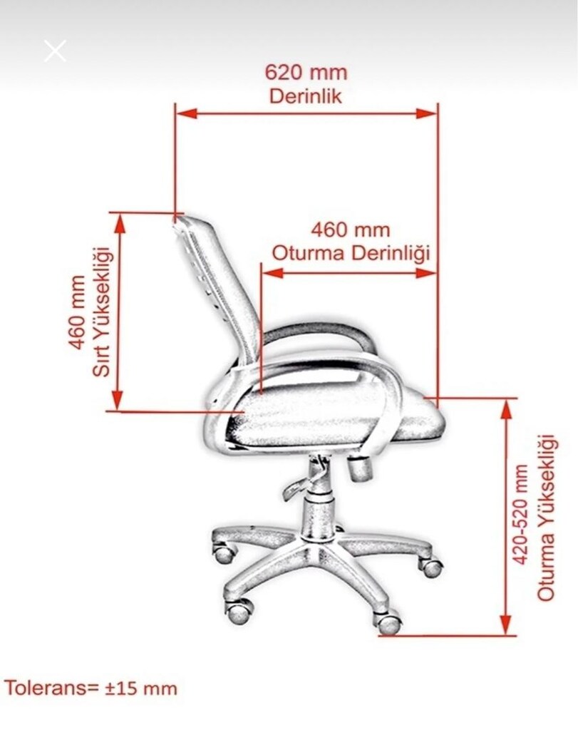 Yönetici / Ofis Çalışma Koltuğu Saldalyesi - 3