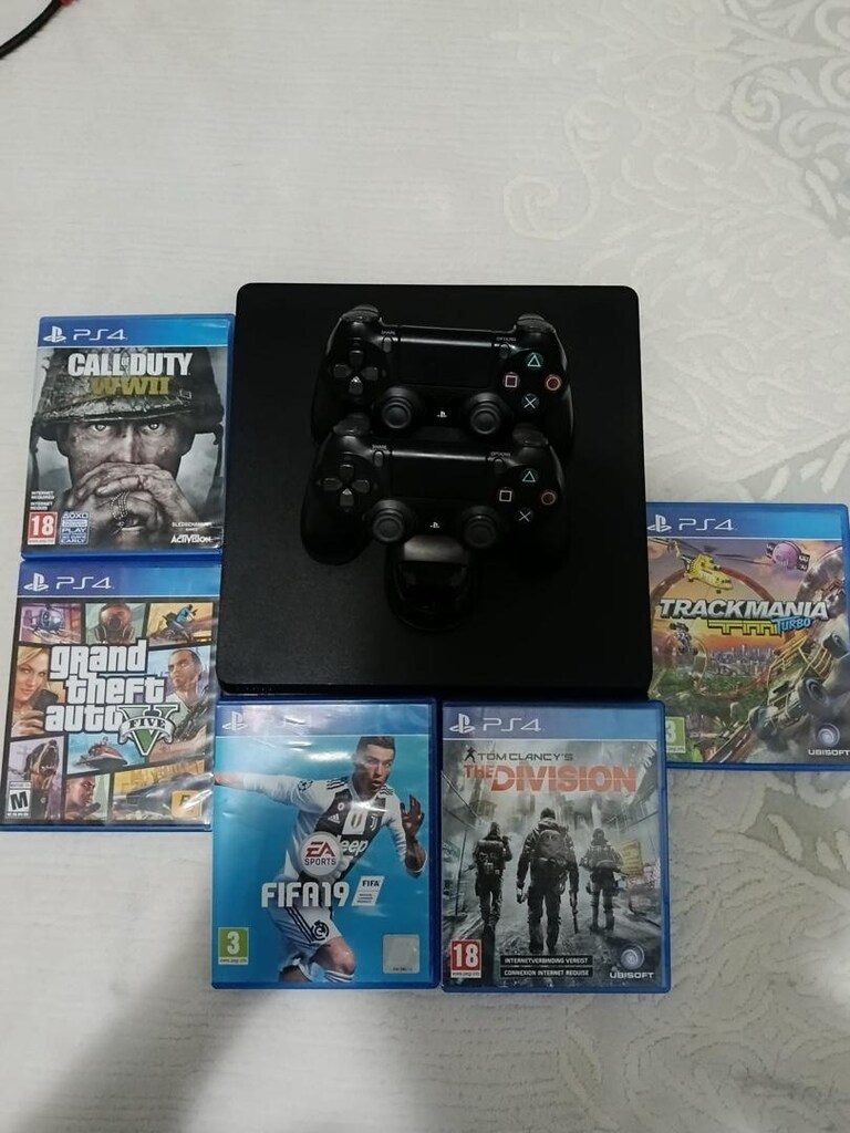 PS4 SİLİM 500 GB İKİ ORJİNAL KOL 8 OYUN SIFIR GİBİ PS4 SİLİM - 4