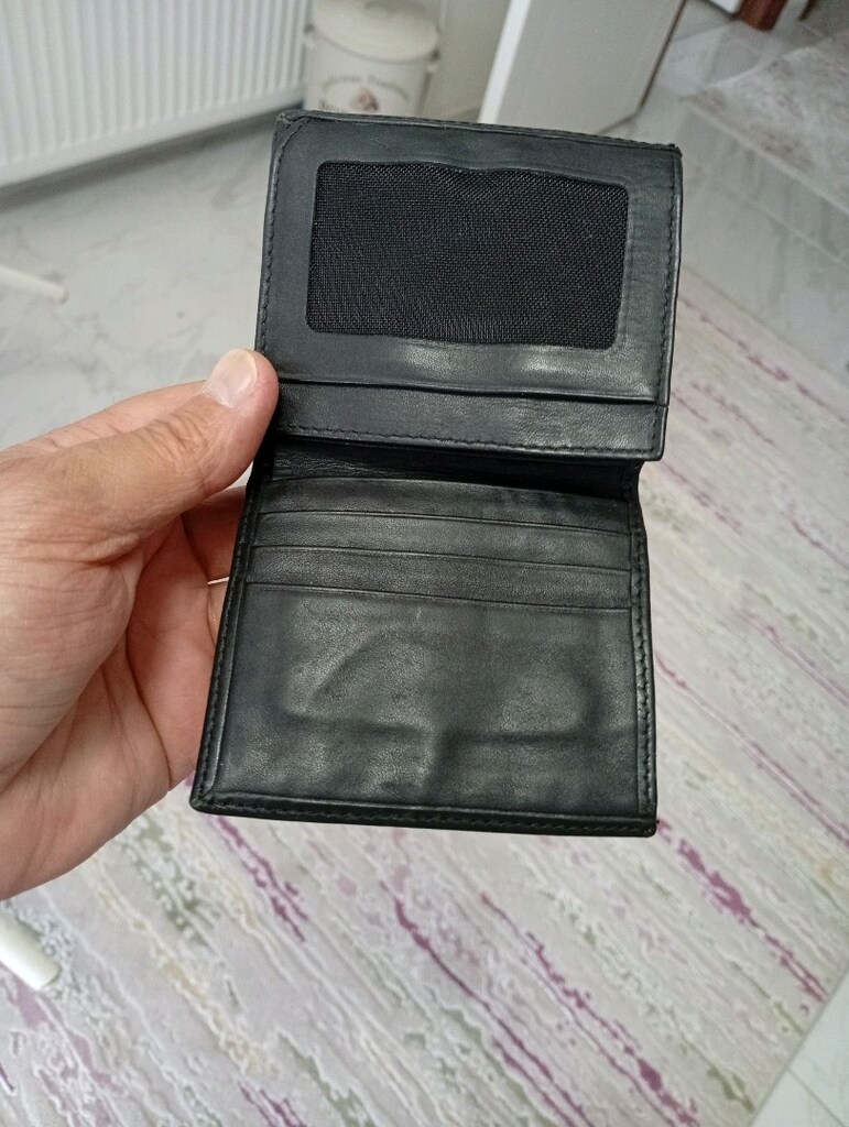 Genauine Leather YDS markalı, hakiki deri cüzdan. - 3