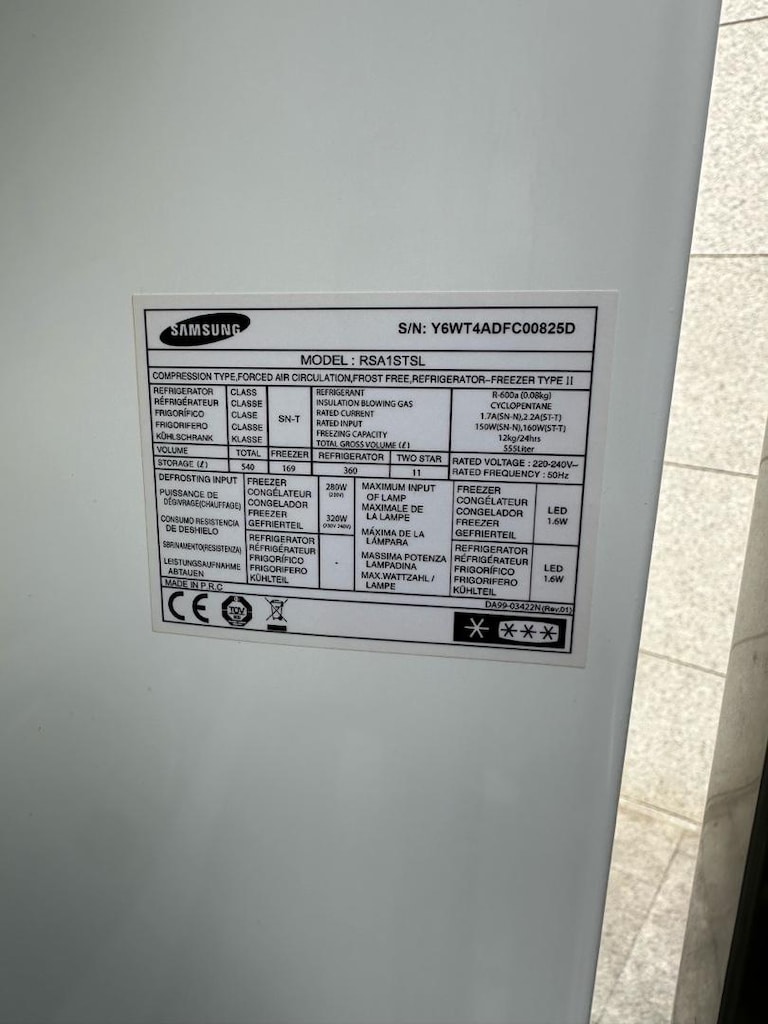 Temiz Samsung RSA1STSL Gardırop Tipi No-Frost Buzdolabı (555 L) - 3