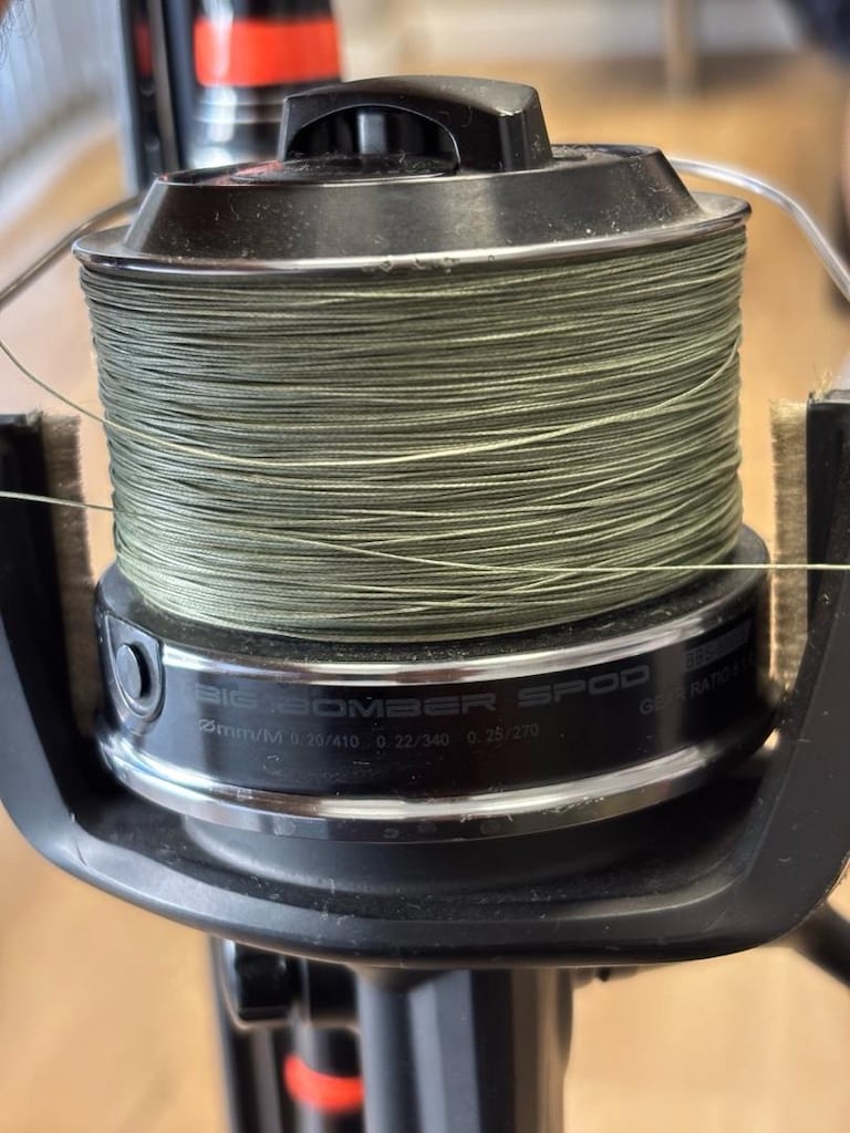 temiz kullanılmış 3 parça fuji surf casting - 3
